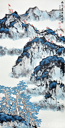 《而今迈步从头越》 136x67cm  2013年